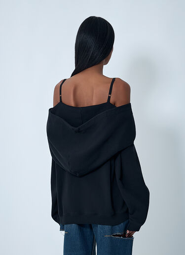 Hooded Sweatshirt MM6 Maison Margiela Hooded Sweatshirt Black mmm0261005