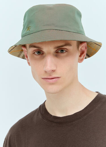 Burberry Reversible Bucket Hat Green bur0156013