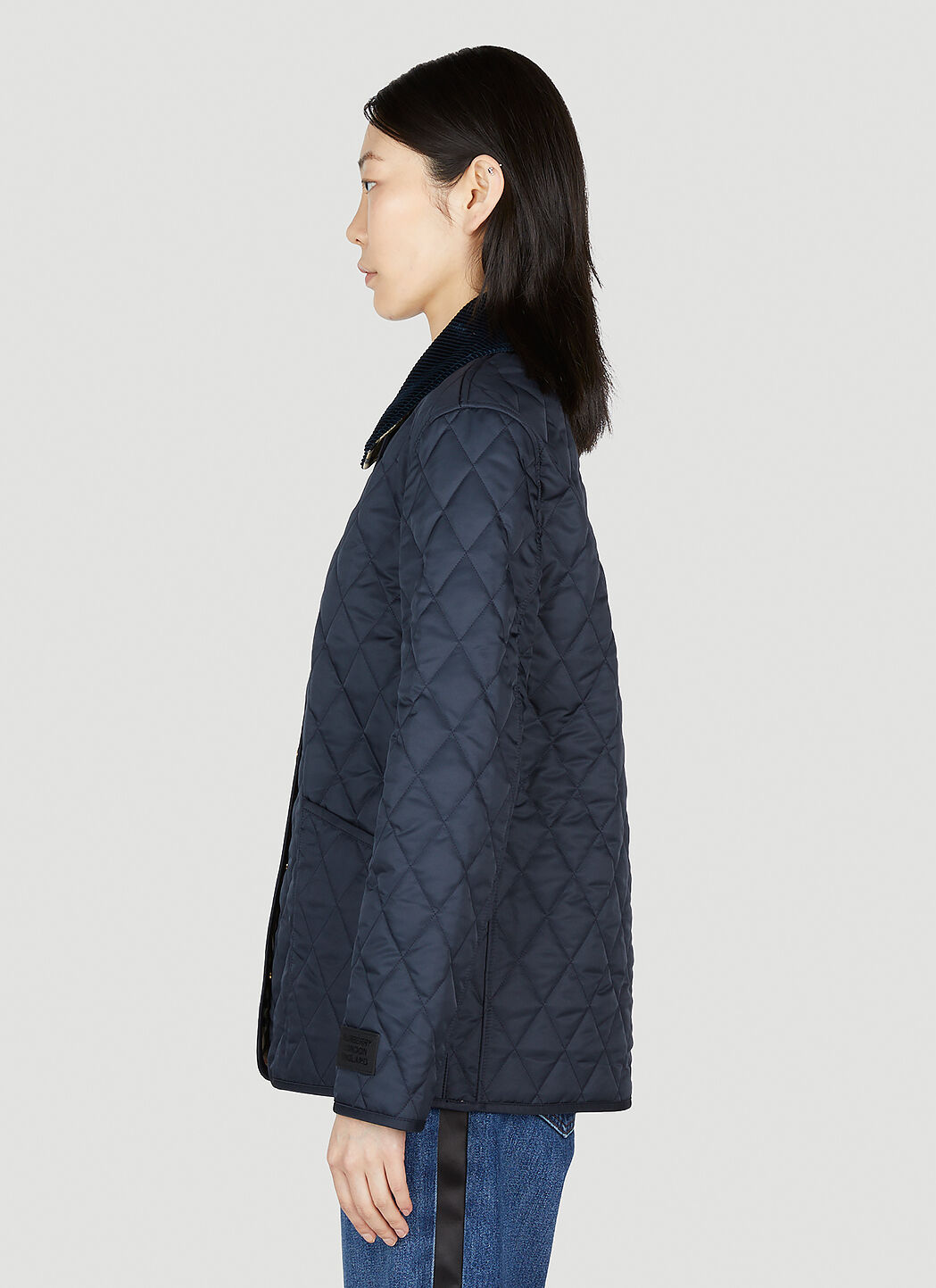 Burberry quilted jacket womens jeans hot sale