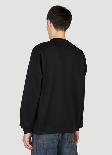 Versace Mesh Logo Sweatshirt Black ver0152014