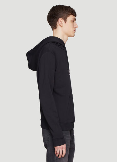 Saint Laurent Rive Gauche Hooded Sweatshirt Black sla0136018