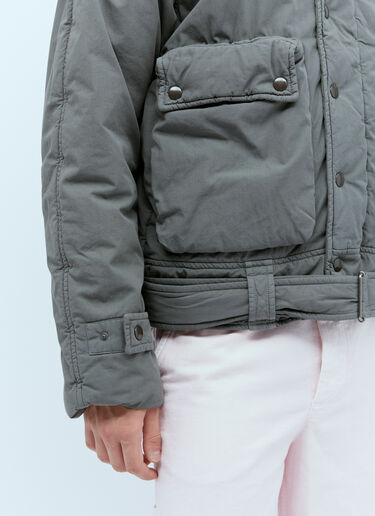パデッドカーゴジャケット Dries Van Noten パデッドカーゴジャケット グレー dvn0154004