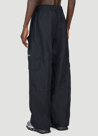 Versace Relaxed Cargo Pants Black ver0152007