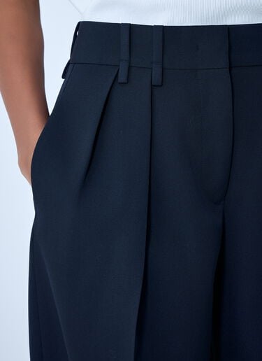 Jil Sander High-Waisted Pleated Pants Navy jil0264003