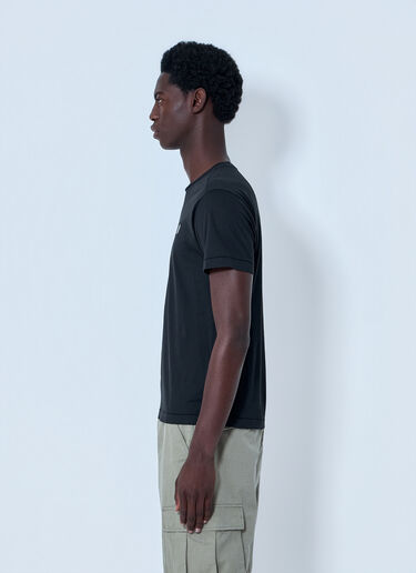 Stone Island Cotton Jersey Logo T-Shirt Black sto0164099