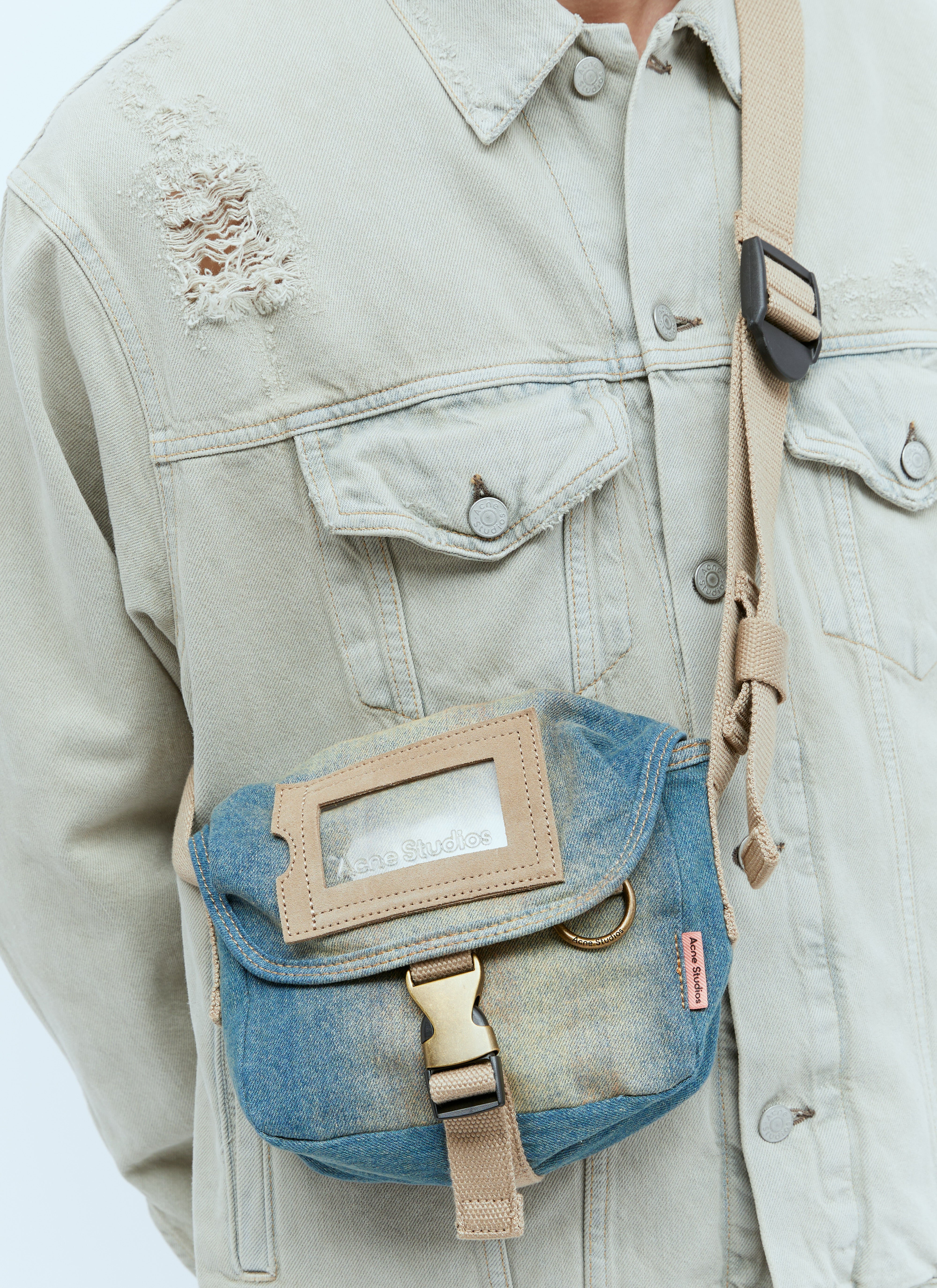 Acne mini messenger best sale bag