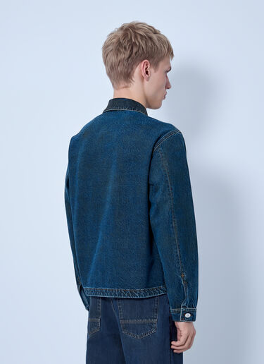 LN-CC® - Stone Island: Denim Jacket - Blue Stone Island Denim Jacket Blue sto0165106