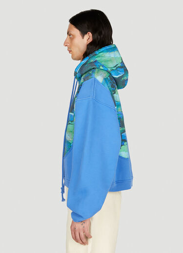 ERL Swirl Hooded Sweatshirt Blue erl0152012