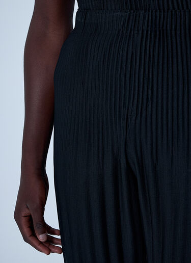 Homme Plissé Issey Miyake Pleated Pants Black hmp0161015