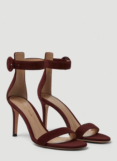 Gianvito Rossi ポルトフィーノ105ハイヒール バーガンディ gia0249027