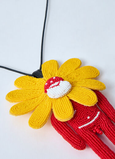 Walter Van Beirendonck Flowerman Necklace Yellow wlt0160021