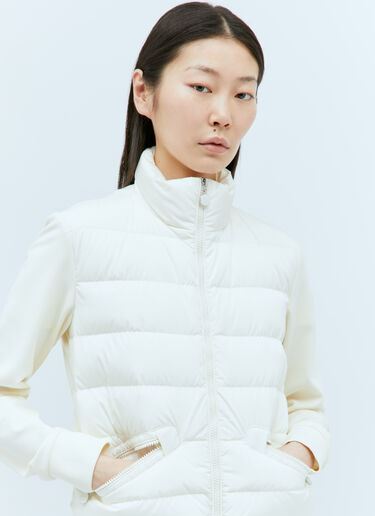 Moncler 패딩 마감 집업 가디건 화이트 mon0257044