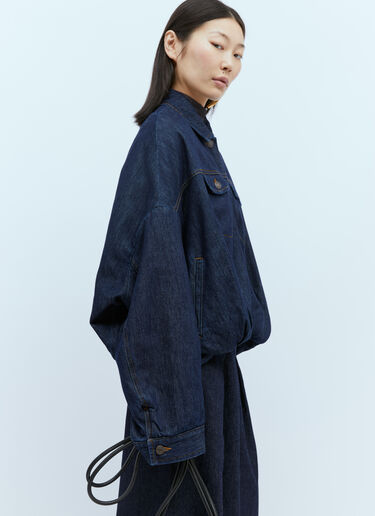 Balloon Denim Jacket Dries Van Noten Balloon Denim Jacket Blue dvn0254008