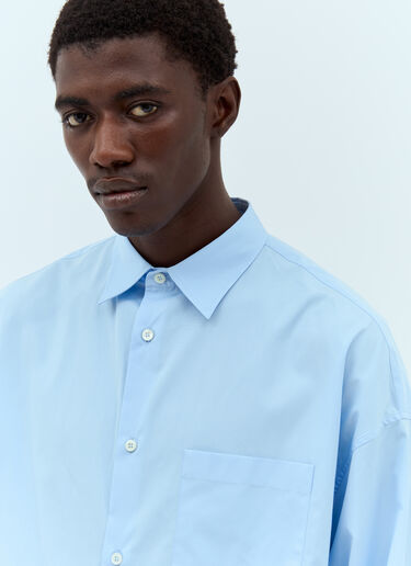 Prada Poplin Shirt Blue pra0158007