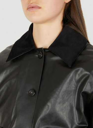 Bomber Oil Jacket KASSL Editions Bomber Oil Jacket Black kas0251005