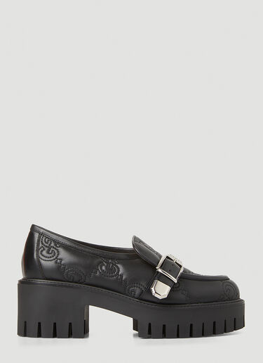 Gucci GG Matelassé Loafers Black guc0251086