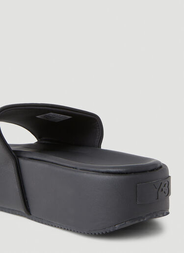 Y-3 Flatform Slides Black yyy0352050