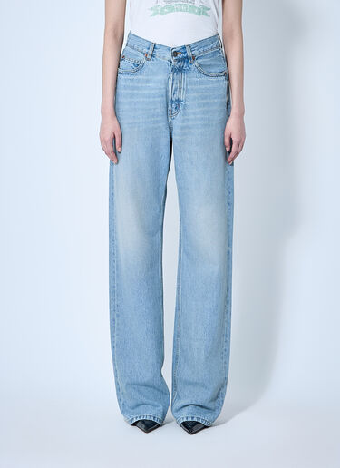 Saint Laurent Vウエストジーンズ  ブルー sla0259007