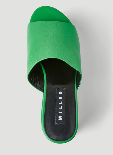 SIMON MILLER Blackout Platform Sandals Green smi0249030