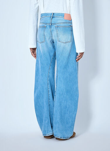 Acne Studios 2006F Distressed Wide Leg Jeans Blue acn0265008