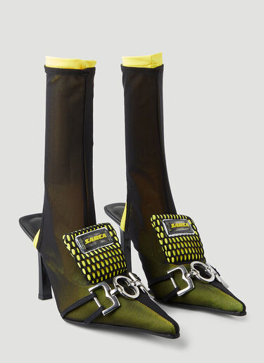Ancuta Sarca Lima High Heel Sock Boots Black anc0248004