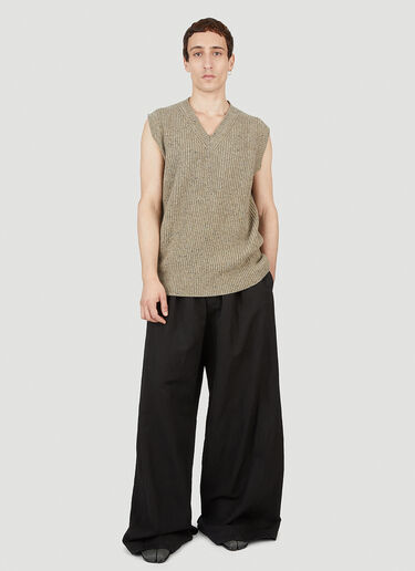 Knit Vest Maison Margiela Knit Vest Beige mla0151007
