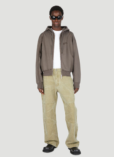 Jacquemus Le Sweater Camargue Hooded Sweatshirt Brown jac0154013