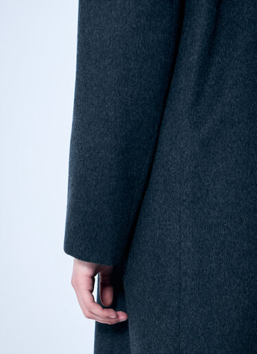 The Row Harris Cashmere Coat Grey row0259004