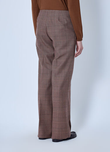LN-CC® - Max Mara: Tailored Check Trousers - Camel Max Mara Tailored Check Trousers Camel max0266019