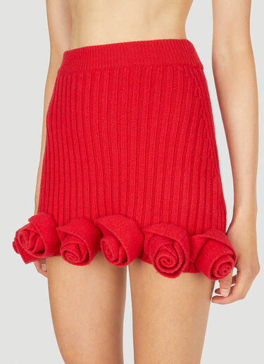 Blumarine Rose Skirt Red blm0250006