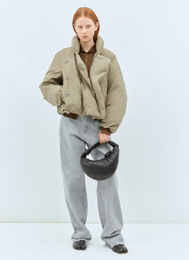 Lemaire Short Puffer Jacket Khaki lem0258005