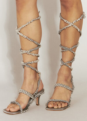 Isa Boulder Roots Heels Silver isa0255009