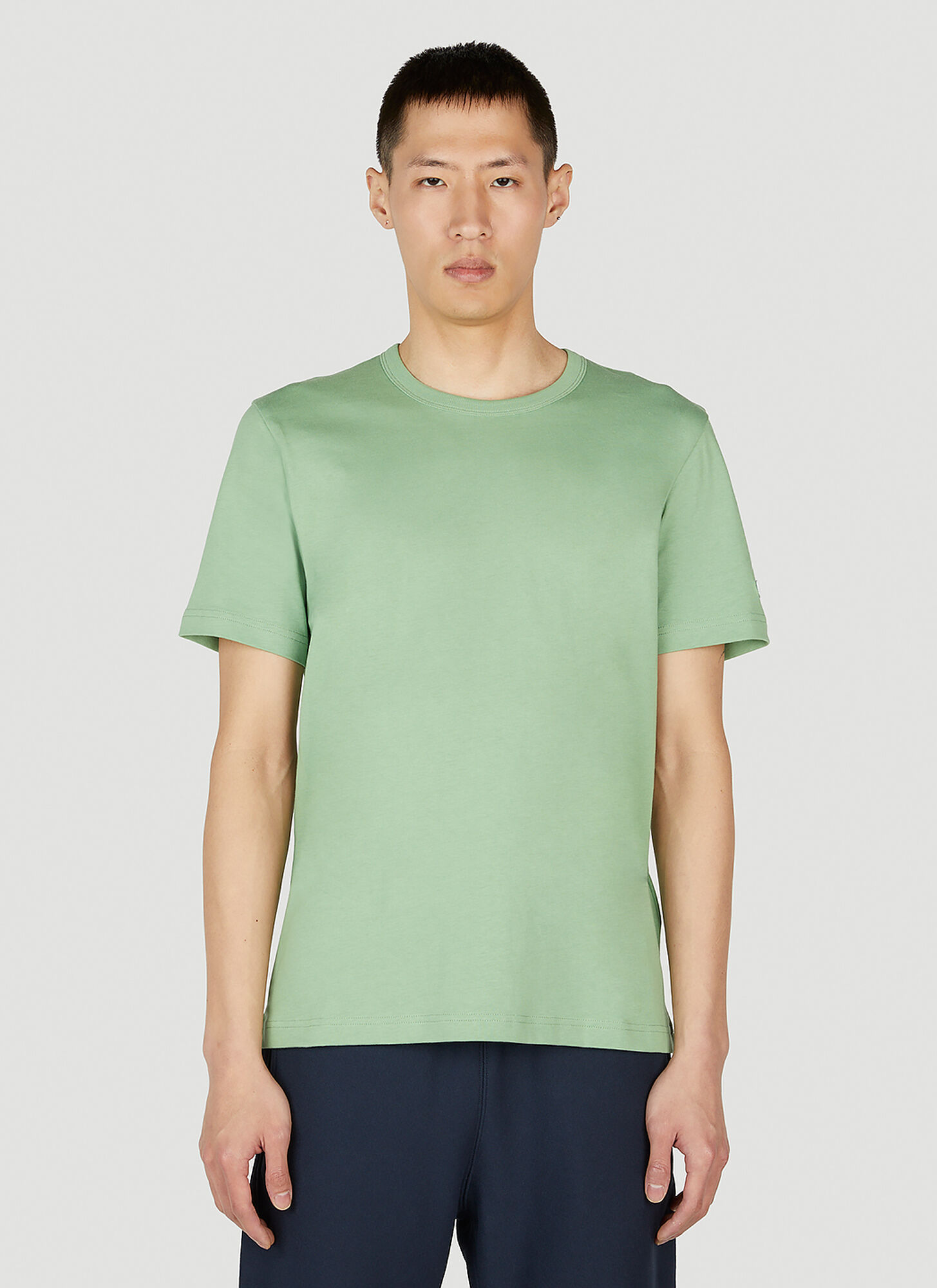 Champion Logo Embroidered T-shirt In Green