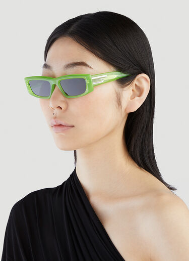 Gentle Monster Silver Clouds GRC3 Sunglasses Green gtm0351007