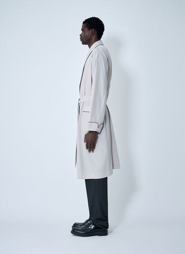 Limestone Robe Coat Prada Limestone Robe Coat Beige pra0162008