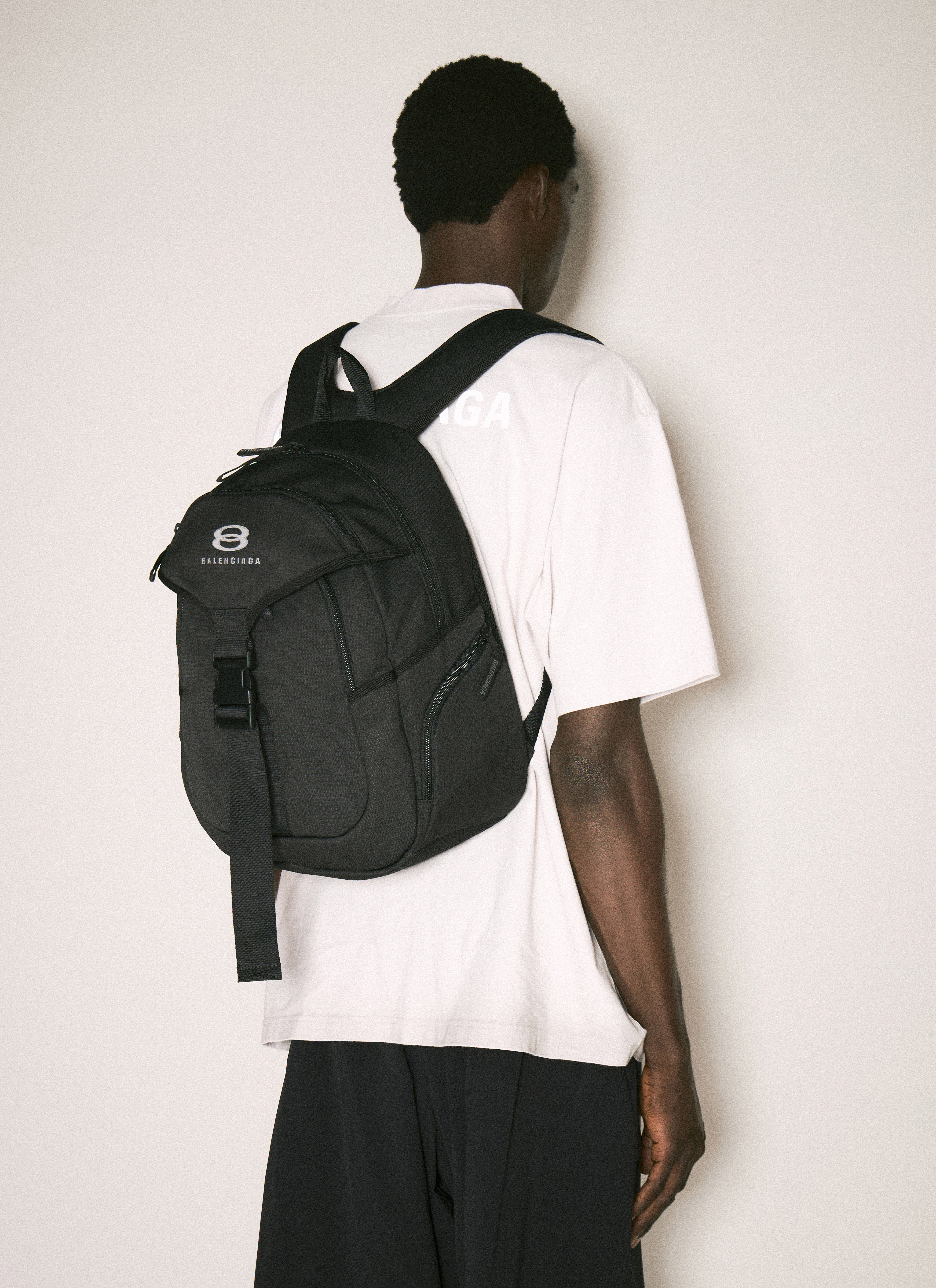 Black balenciaga backpack 2025