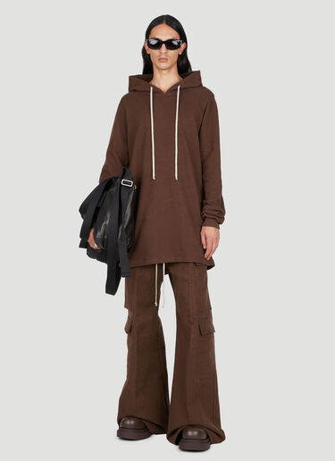 Rick Owens Drawstring Waistband Cargo Pants Brown ric0153009