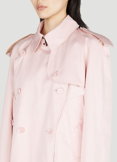 Cropped Trench Jacket Burberry Cropped Trench Jacket Pink bur0252012