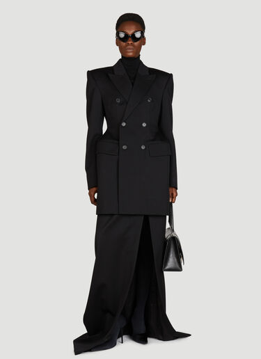 Balenciaga 开衩精裁半身裙 黑色 bal0255025