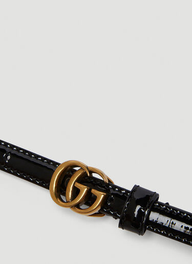 Gucci Marmont Patent Belt Black guc0250227