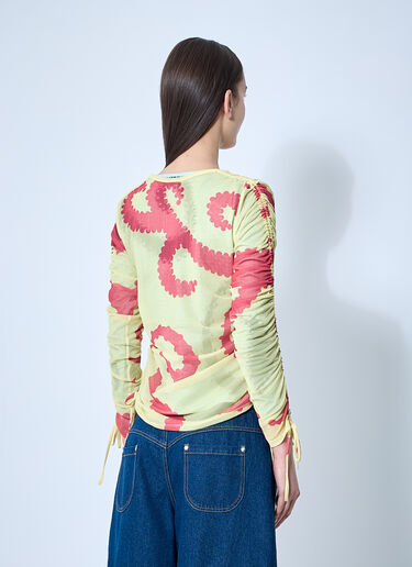 Chopova Lowena バラストメッシュトップ  イエロー cho0360003