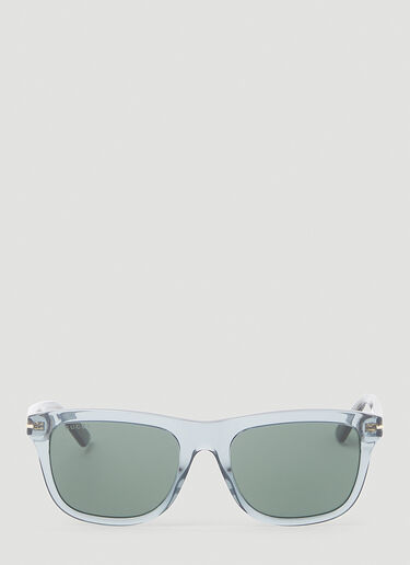 Gucci Rectangular Frame Sunglasses Green gus0154004