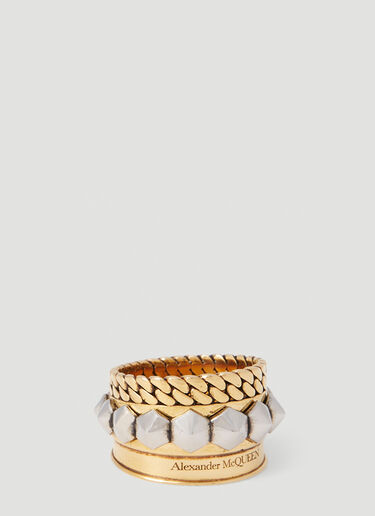 Chunky Ring Alexander McQueen Chunky Ring Gold amq0251072