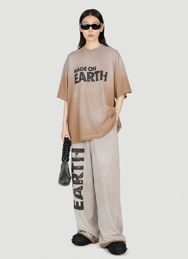 VETEMENTS Made On Earth T-Shirt Beige vet0251006