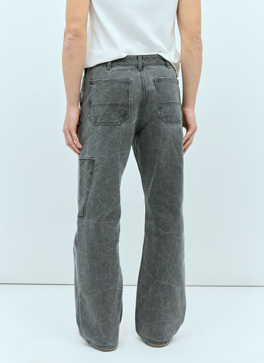 Acne Studios パッチ キャンバスパンツ グレー acn0155009