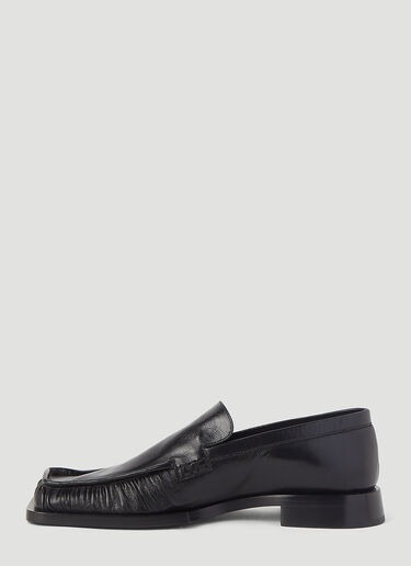 Jil Sander Square Loafers Black jil0245057