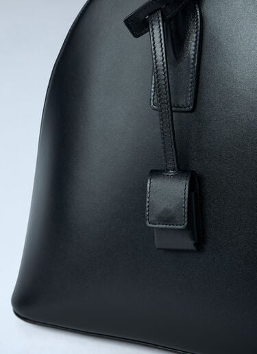 Leather Bowling Bag Saint Laurent Leather Bowling Bag Black sla0262042