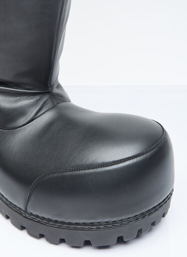 Balenciaga Alaska High Leather Boots Black bal0155107