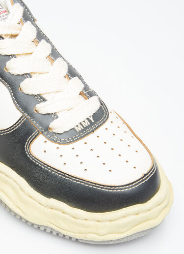 Maison Mihara Yasuhiro ウェイン OG ヴィンテージソール レザースニーカー ブラック mmy0154020