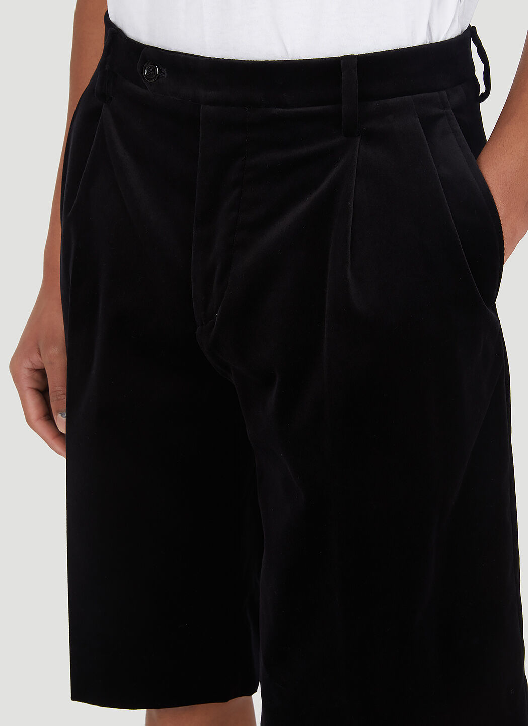 Gucci velvet shorts top